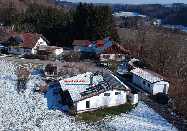 Luftaufnahme von 2023 der Fa. MERK Sicherheitstechnik