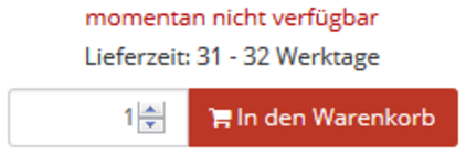 Artikel ist derzeit nicht verfügbar